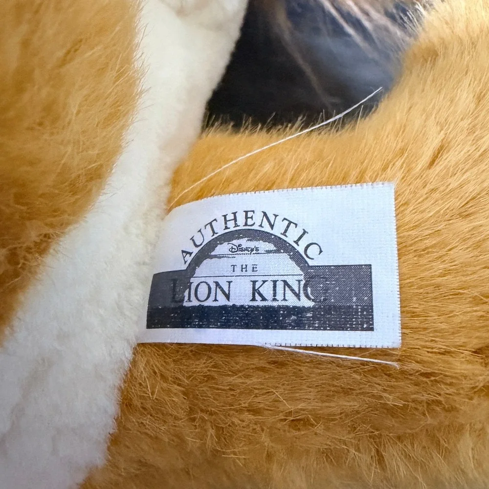 Disney The Lion King Simba Plush Mattel 1993 Vintage Stuffed Animal  Toy